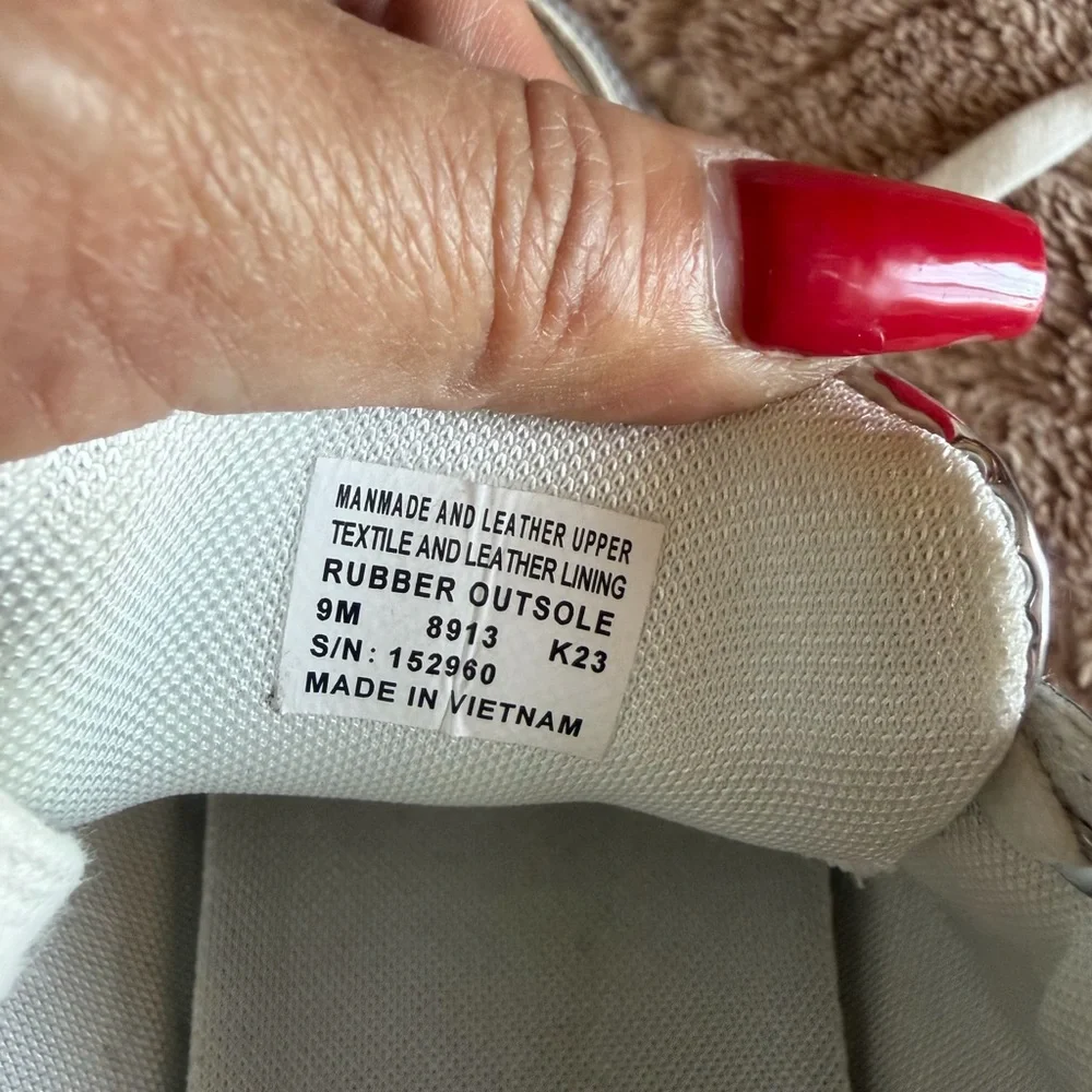 Tory Burch Silver Low-Top Sneakers